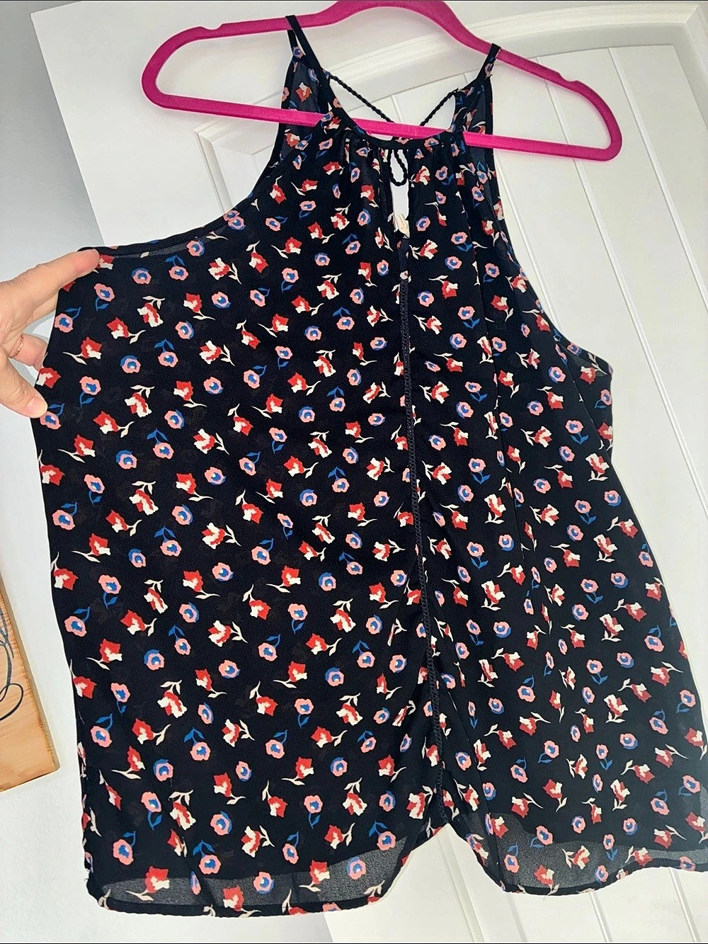 Vintage Havana Floral in Black & Red Size XL